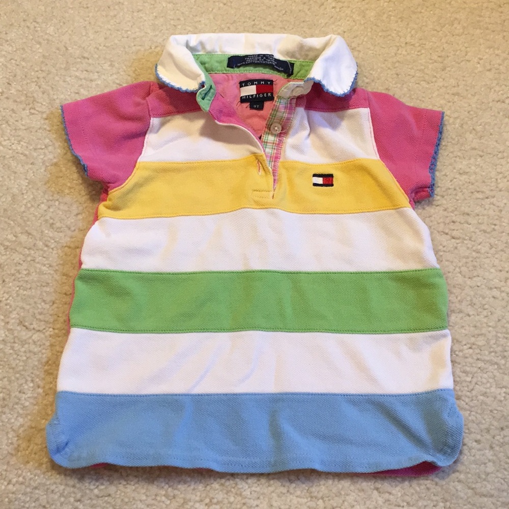 Tommy Hilfiger collared short sleeve shirt